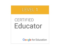 Google Certified educator level 1